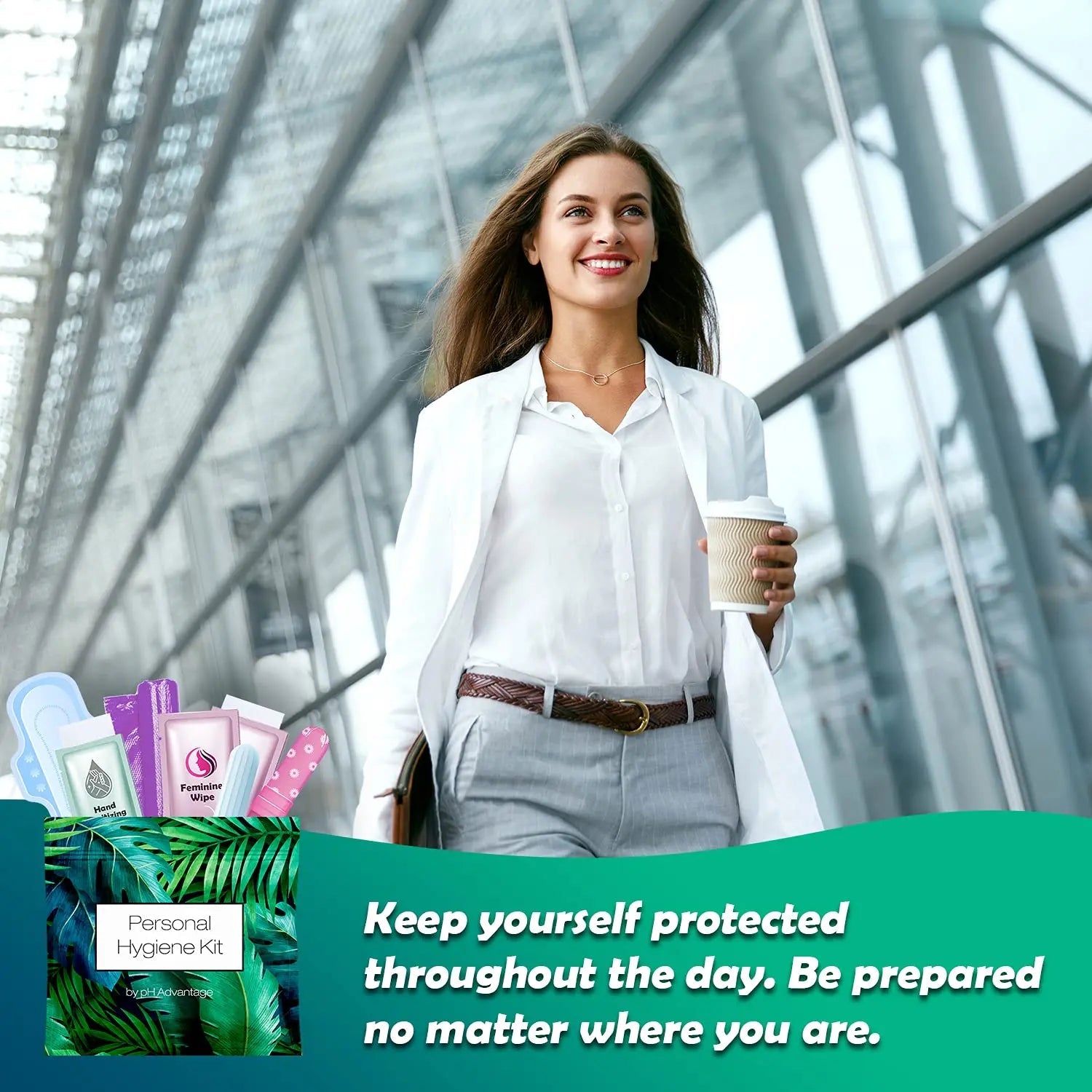 Menstrual Kit All-in-One | Convenience on The Go | Single Period Kit Pack for Travelling, Tweens pH Advantage Au supplements