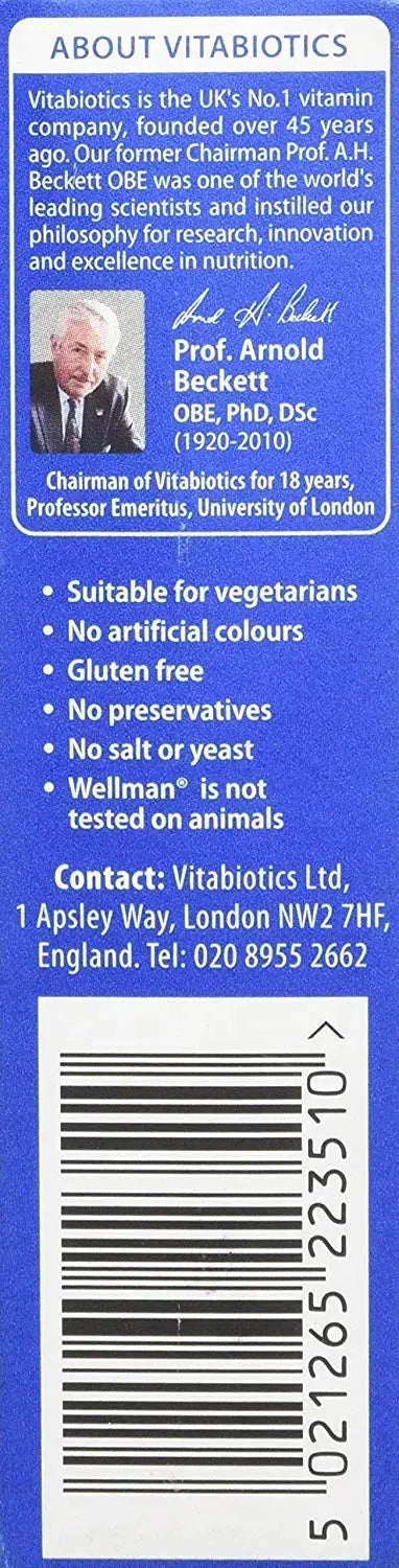 Wellman 4 X 50+ 30 Tablets Wellman Au supplements