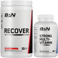 BARE PERFORMANCE NUTRITION BPN Strong Multi-Vitamin 30 Day Supply + Recover Post-Workout Muscle Recovery Drink Mix BARE PERFORMANCE NUTRITION Au supplements