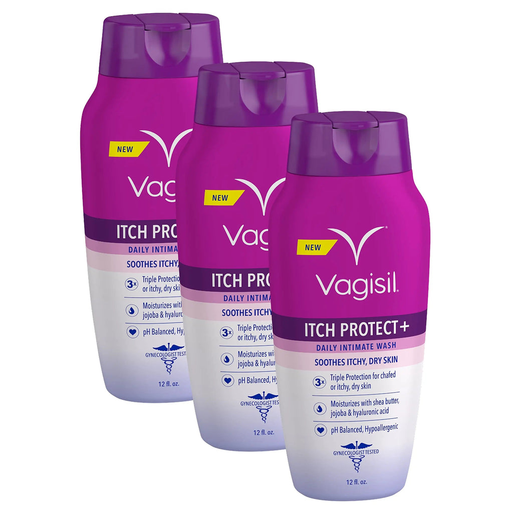 Vagisil Feminine Wash for Intimate Area Hygiene and Itchy, Dry Skin, Itch Protect+ Crème Wash Vagisil Au supplements