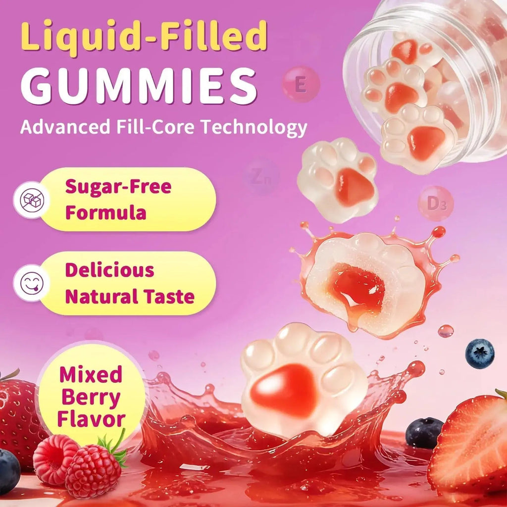 Multivitamin for Women Gummies With Iron, Magnesium, Folate, Biotin, Zinc, Womens Multivitamin Gummy Vitamin D3 A C E, B Complex GparkNature Au supplements