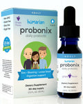 Probonix Humarian Liquid Probiotics for Adults - 12-Strain Probiotic Drops to Fortify Gut Health, Immunity and More - 30-Day Supply - Delicious Grape Flavor