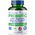 NUTRATEMPLE 4 in 1 Pre Post Probiotics & Digestive Enzymes for Women & Men - Digestive Health, Gut & Immune Support for Occasional Constipation, Diarrhea, Gas & Bloating – 60 Veggie Capsules NUTRATEMPLE Au supplements