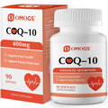 OMOGS CoQ10 400mg Softgels, Coenzyme Q10 High Absorption Supplements Support Heart Health, Cardiovascular Health, Immune System