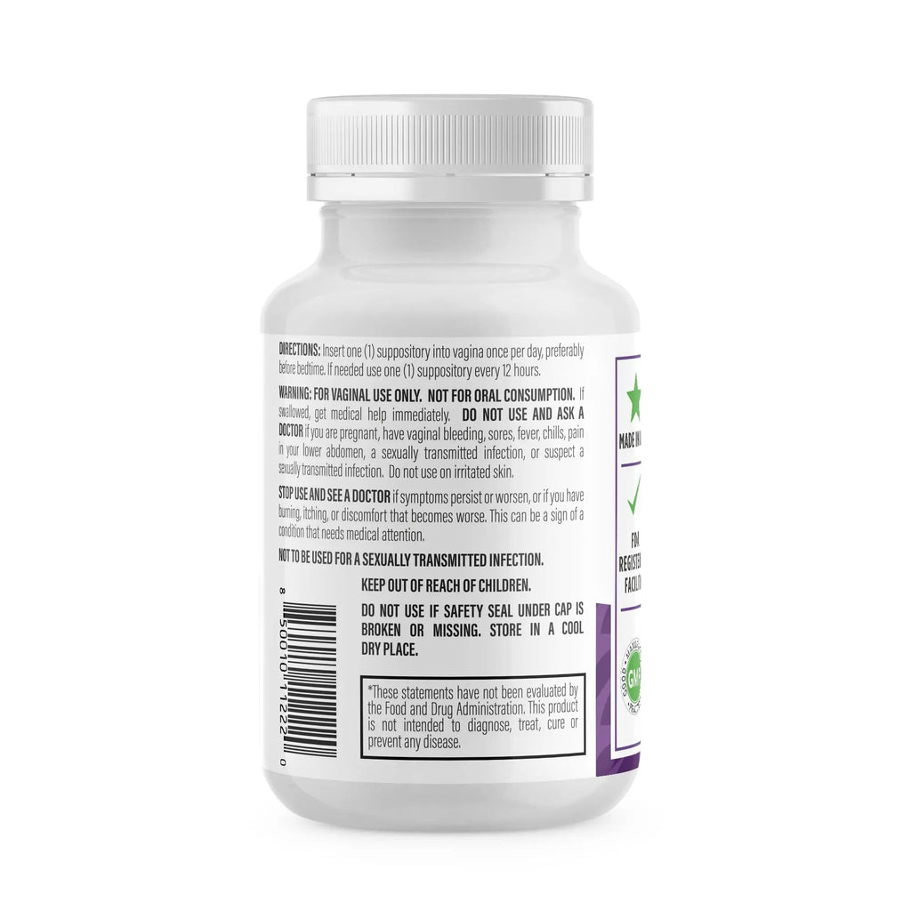 NewLife Naturals Boric Acid Vaginal Suppositories 600mg (60 Pack) with 28 Applicators - for pH Balance NewLife Naturals Au supplements