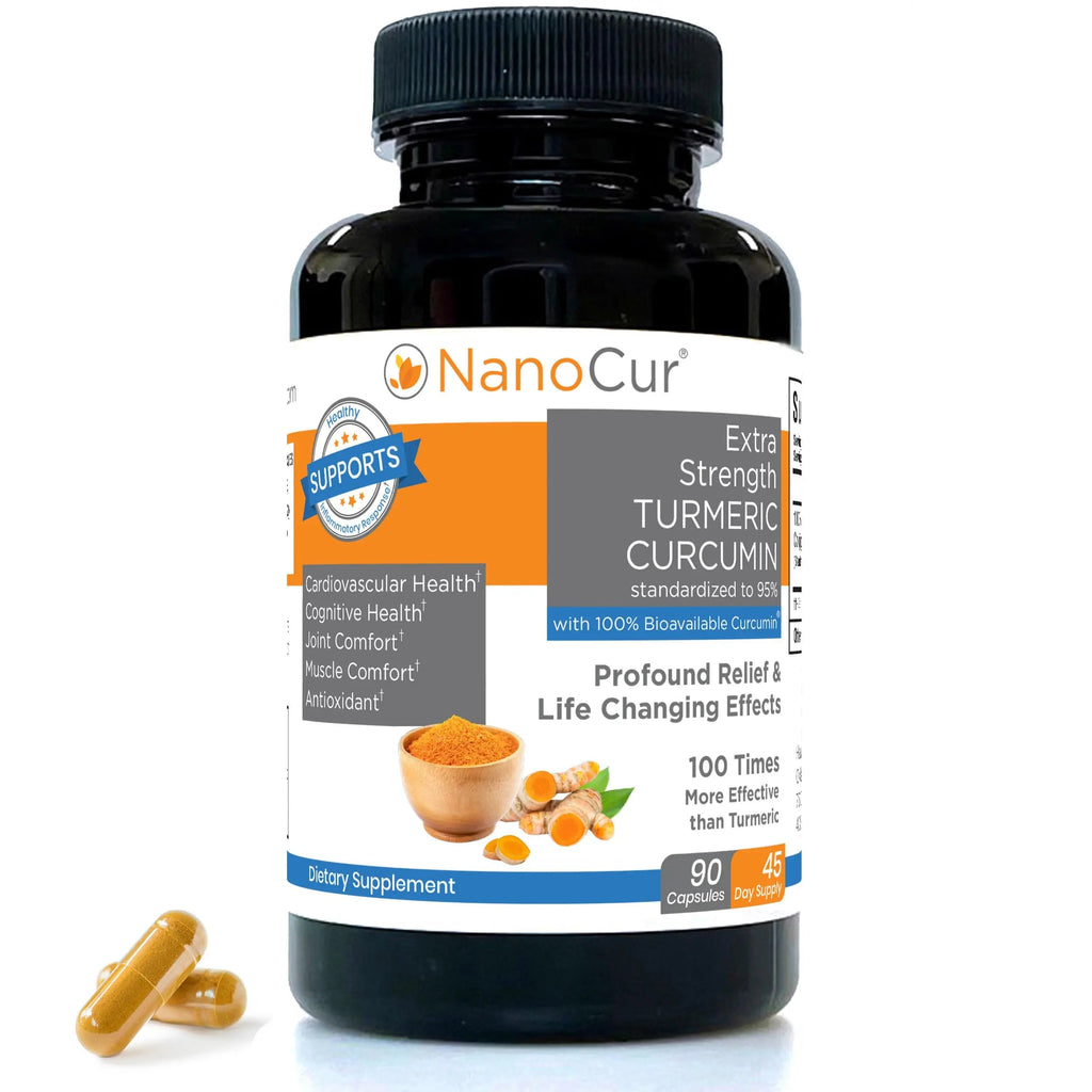 Nanocur Turmeric Curcumin - 100x More Active Than Turmeric, 170% More Active Than Nanocur Au supplements