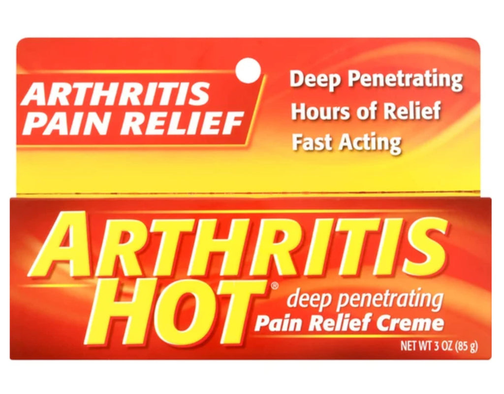 Arthritis Hot Pain Relief Creme 3 oz (Pack of 2) Chattem Au supplements