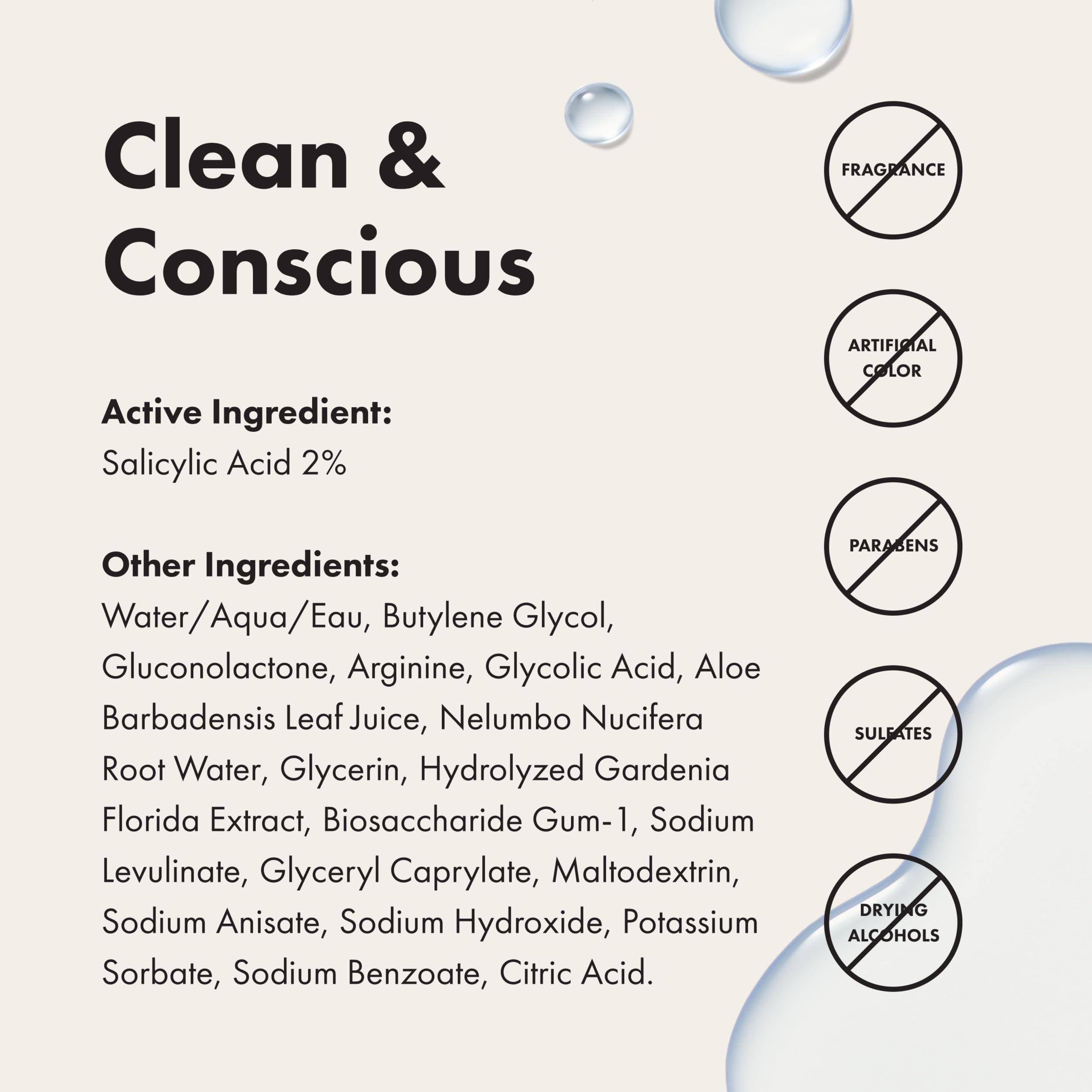 Hero Cosmetics Pore Release Blackhead Clearing Solution, Exfoliating 2% Salicylic Acid Toner Featuring AHA, BHA, and PHA
