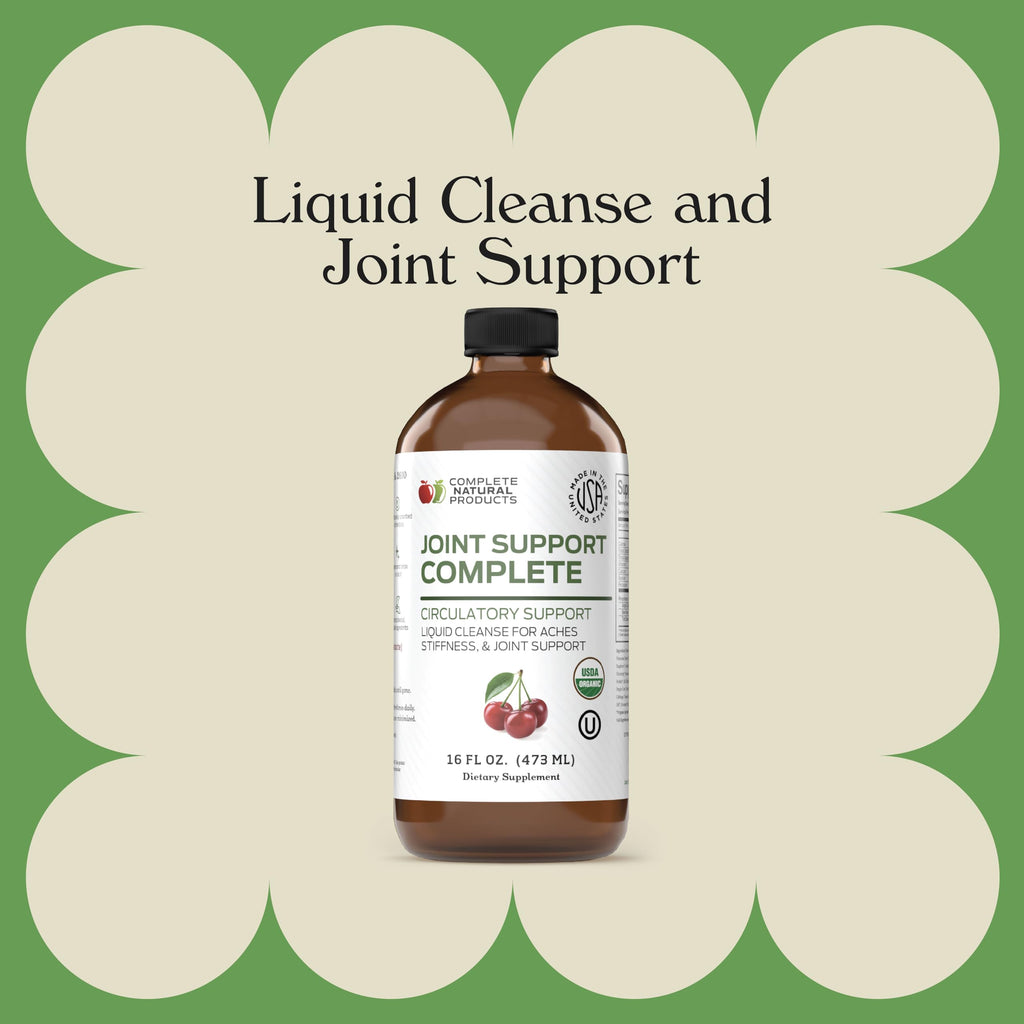 Complete Natural Products Joint Support Complete – 16 Fl Oz Organic Liquid Joint Supplement with Glucosamine Chondroitin MSM – Natural Uric Acid Cleanse & Herbal Joint Health Support for Mobility Complete Natural Products Au supplements