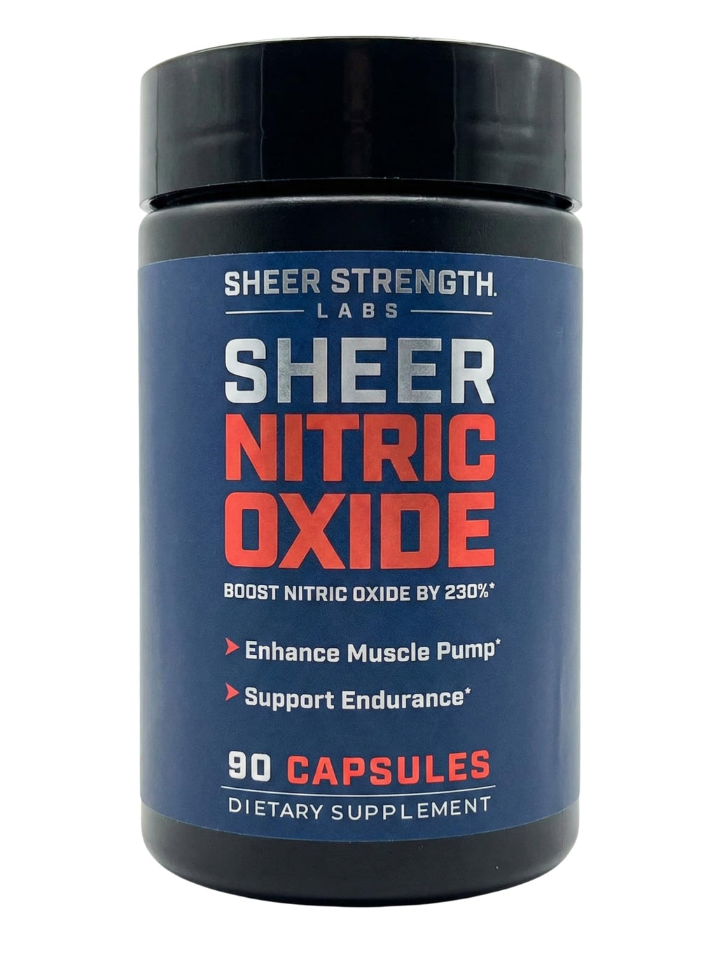 Sheer Strength Labs Nitric Oxide Supplement for Men - Clinically Tested for Pumps & Blood Flow - 270% More Nitric Oxide - Nitrosigine Supplement, S7 & Beetroot - Made in USA - 90 Capsules Sheer Strength Labs Au supplements