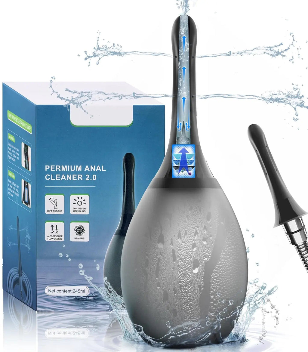 Onegreen Enema Douche Bulb Anti Back-Flow Portable Anal Douche Connected to Shower Hole Onegreen Au supplements