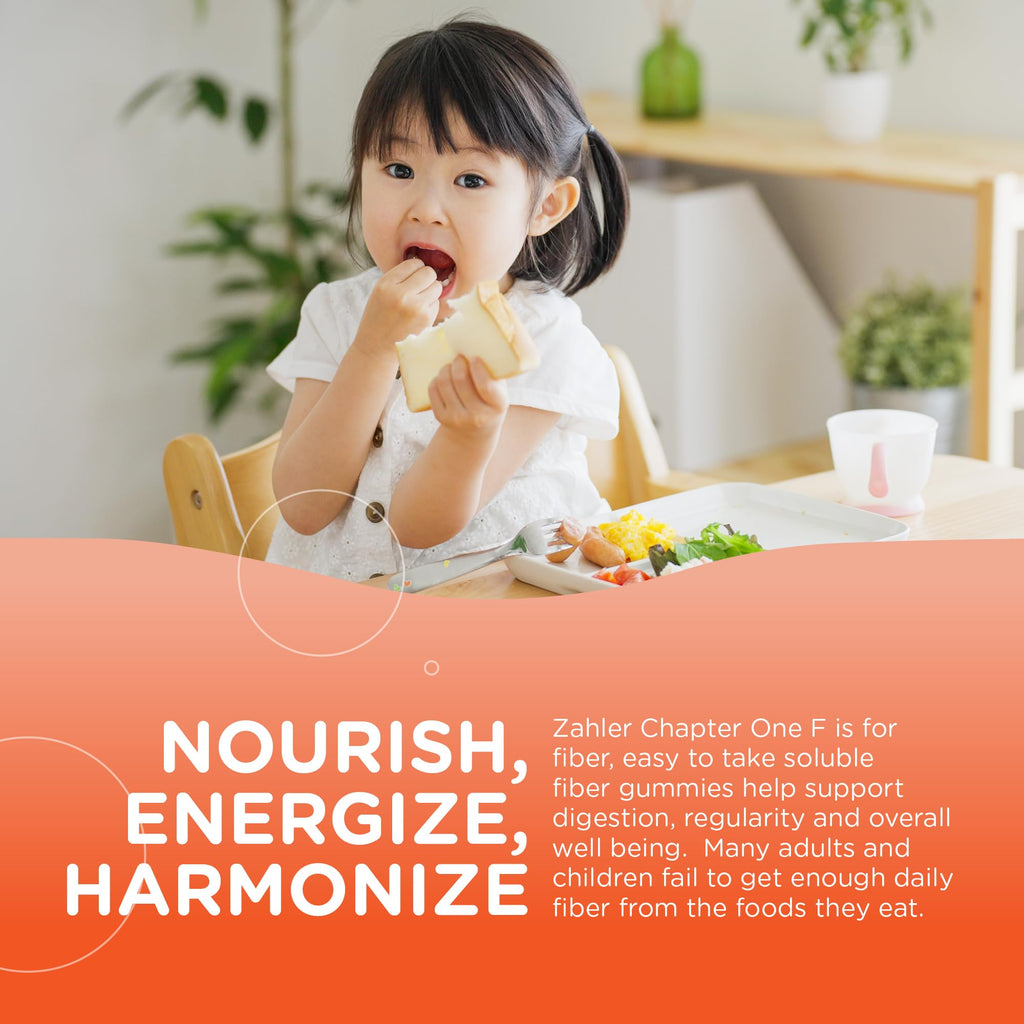 Zahler Chapter One Fiber Gummies - Soluble Fiber for Digestive Health Support - Flavored Gummies for Kids - Natural Chicory Root - Kosher, Dairy-Free,