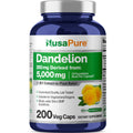 NusaPure Dandelion Root 20:1 Extract, 250 mg Equivalent to 5000mg 200 Veg Capsules (Vegan, Non-GMO) NusaPure Au supplements
