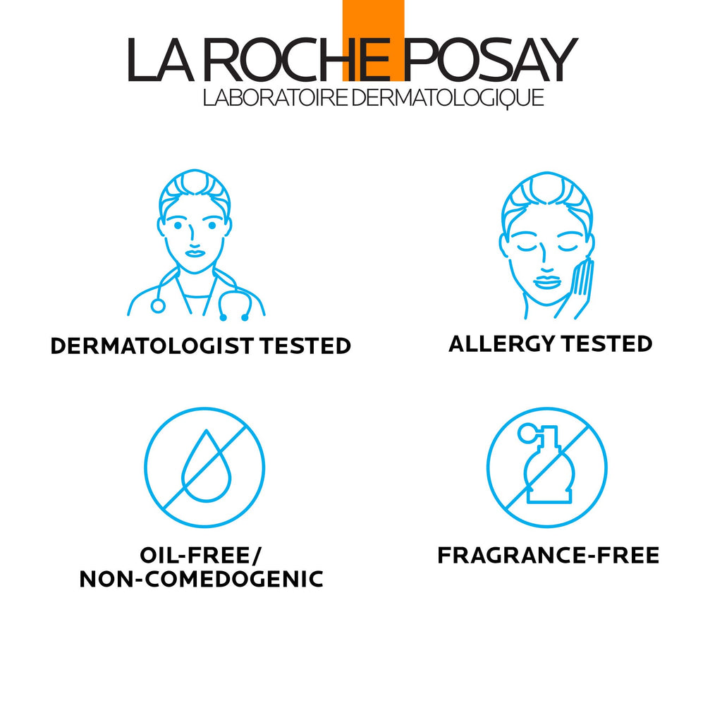 La Roche-Posay Anthelios Light Fluid Facial Sunscreen SPF 60, Lightweight Sunscreen For Face, Fluid Texture, Broad Spectrum SPF + Antioxidants