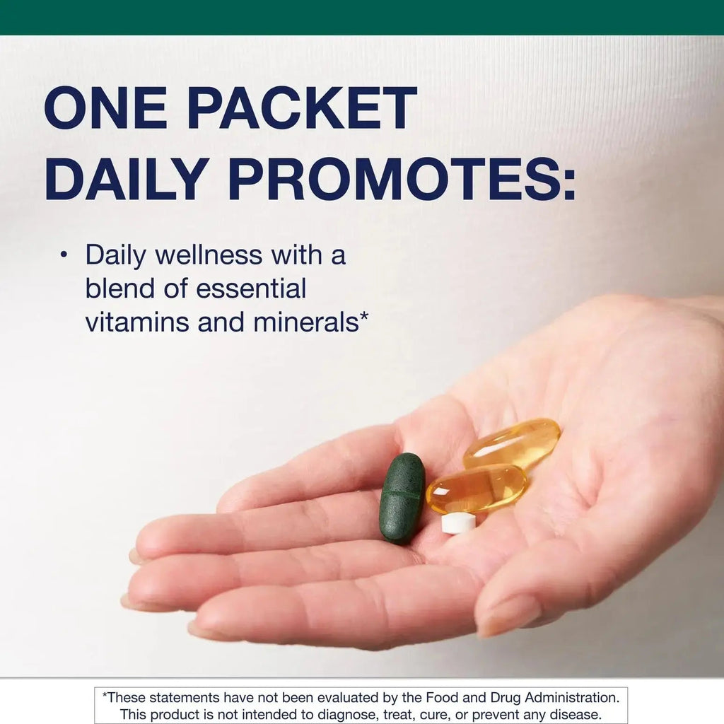 Metagenics Wellness Essentials Daily Packs - Multivitamin & Omega-3 Packets with Vitamins A, C, D, E & B - Supports Heart, Brain, Immune & Bone Health Metagenics Au supplements