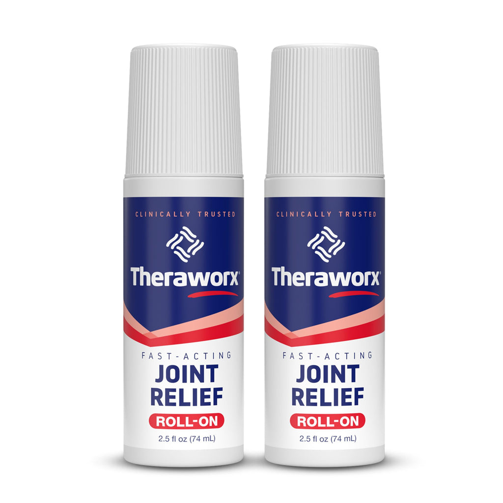 Theraworx Fast-Acting Joint Relief Roll-On Joint Discomfort & Inflammation Relief - 2.5 Oz - 2 Count Theraworx Au supplements