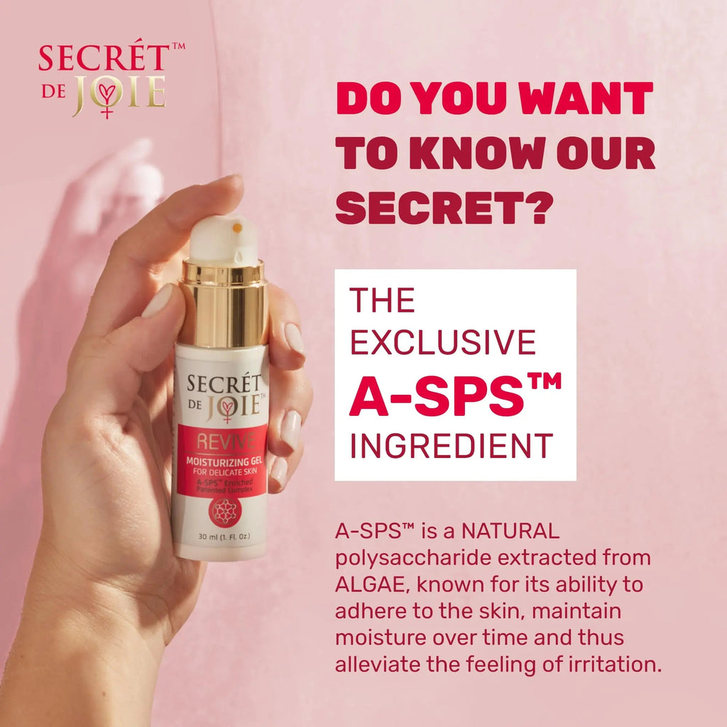 SECRET DE JOIE REVIVE Vaginal Moisturizer for Women - Long-Lasting Dryness & Discomfort Relief SECRET DE JOIE Au supplements