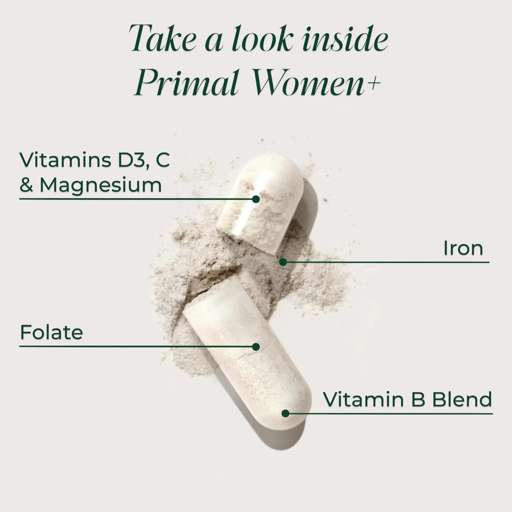 Primal Harvest Women+, Woman's Multivitamin Vitamin A, Vitamin C, Vitamin D and E, Vitamin B12, B6, Biotin Primal Harvest Au supplements