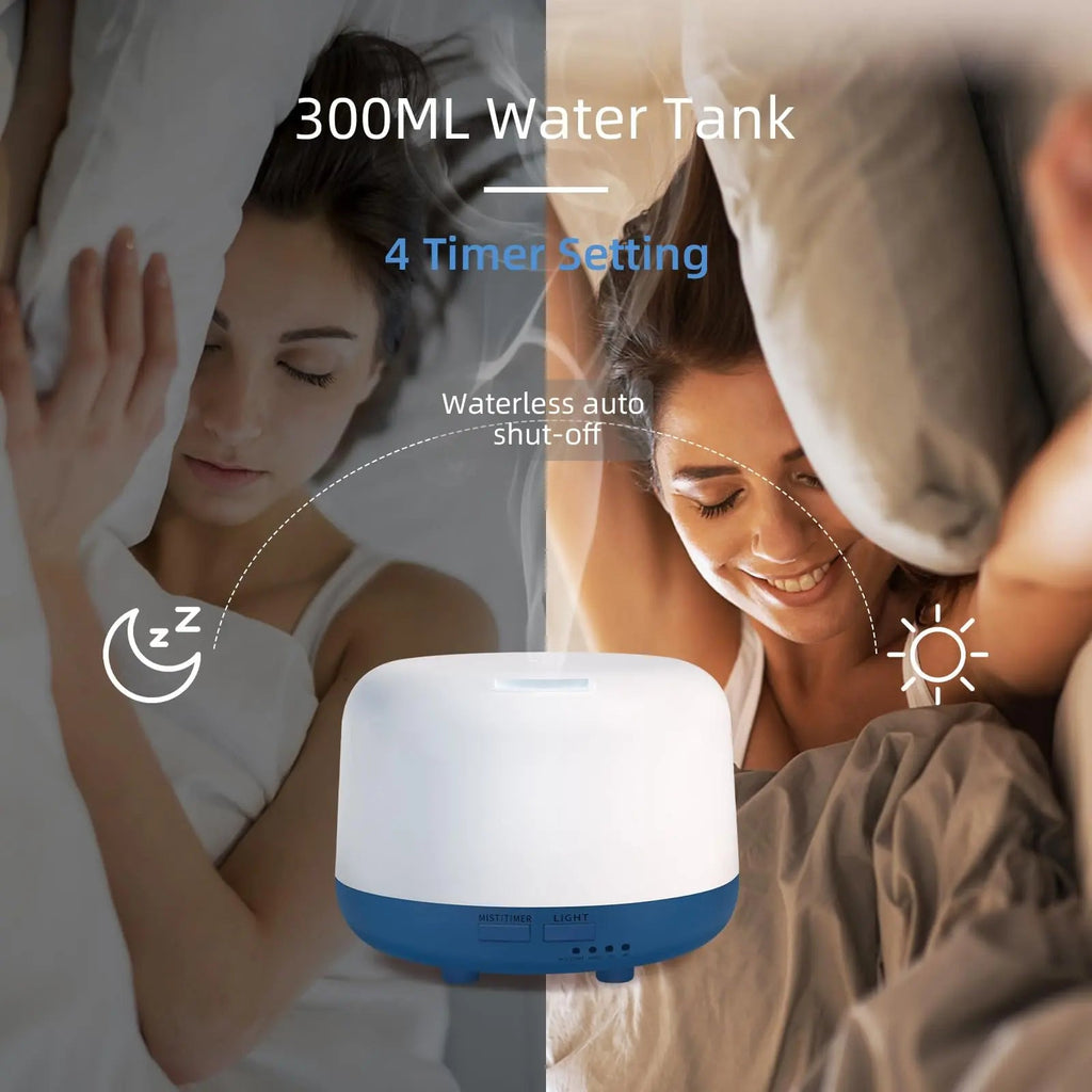 Marchred 300ML Essential Oil Diffuser with Remote Control, 7 LED Color Changing Light Marchred Au supplements