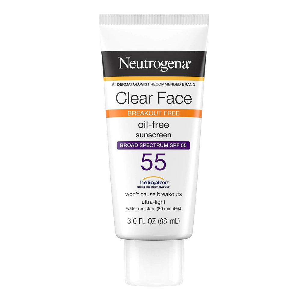 Neutrogena Clear Face Liquid Lotion Sunscreen for Acne-Prone Skin Neutrogena Au supplements