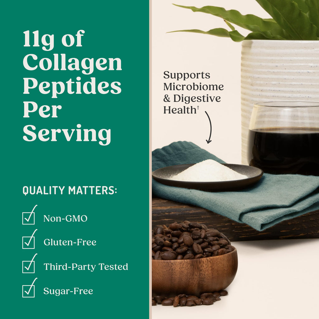 Bulletproof Unflavored Gut Health Collagen Protein, 14 Ounces, 10g Grass-Fed Collagen Peptides for Gut, Skin, Bone and Joint Support