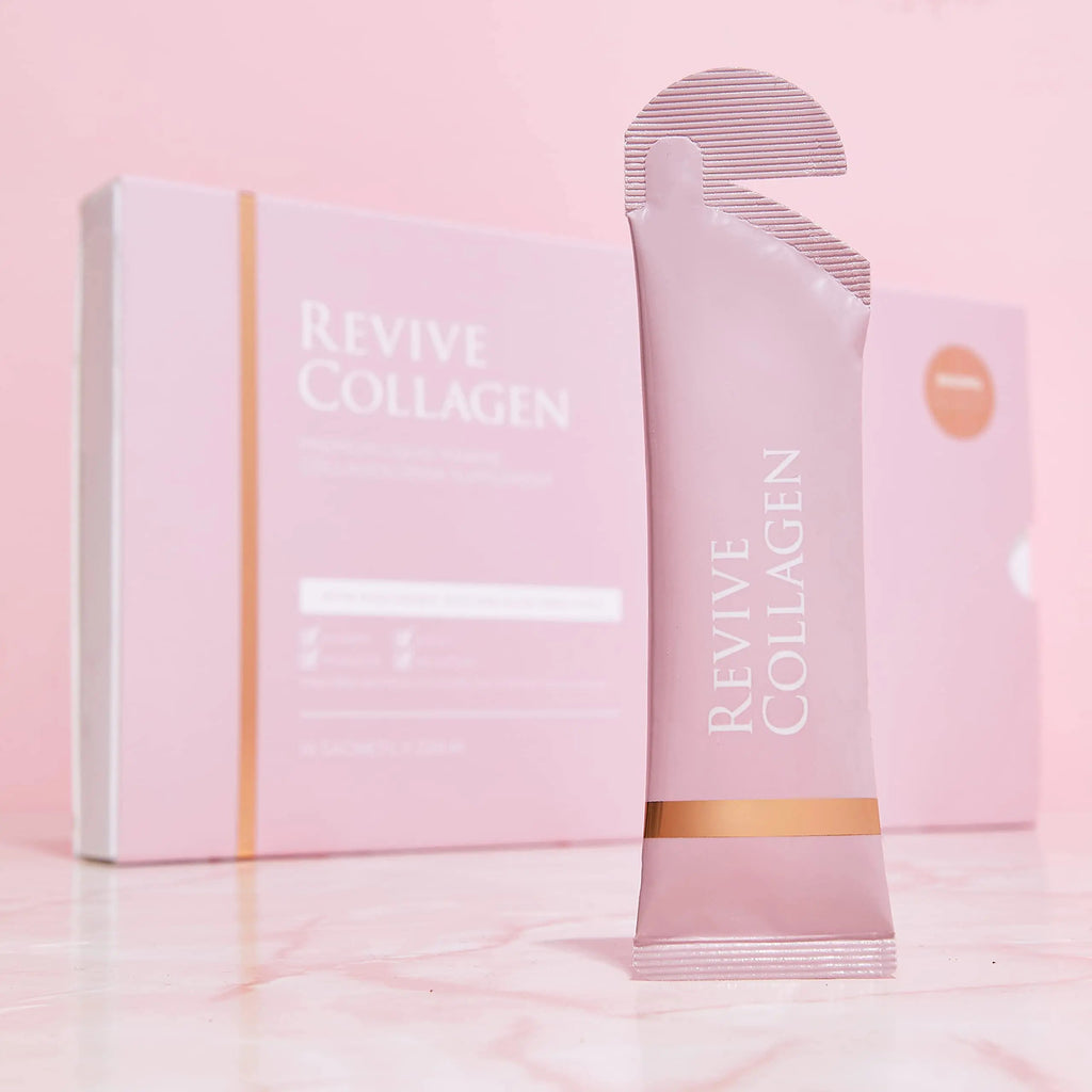Revive Collagen Premium 8,500mg Hydrolysed Marine Collagen Drink with Added Hyaluronic Acid & Aloe Vera Revive Collagen Au supplements