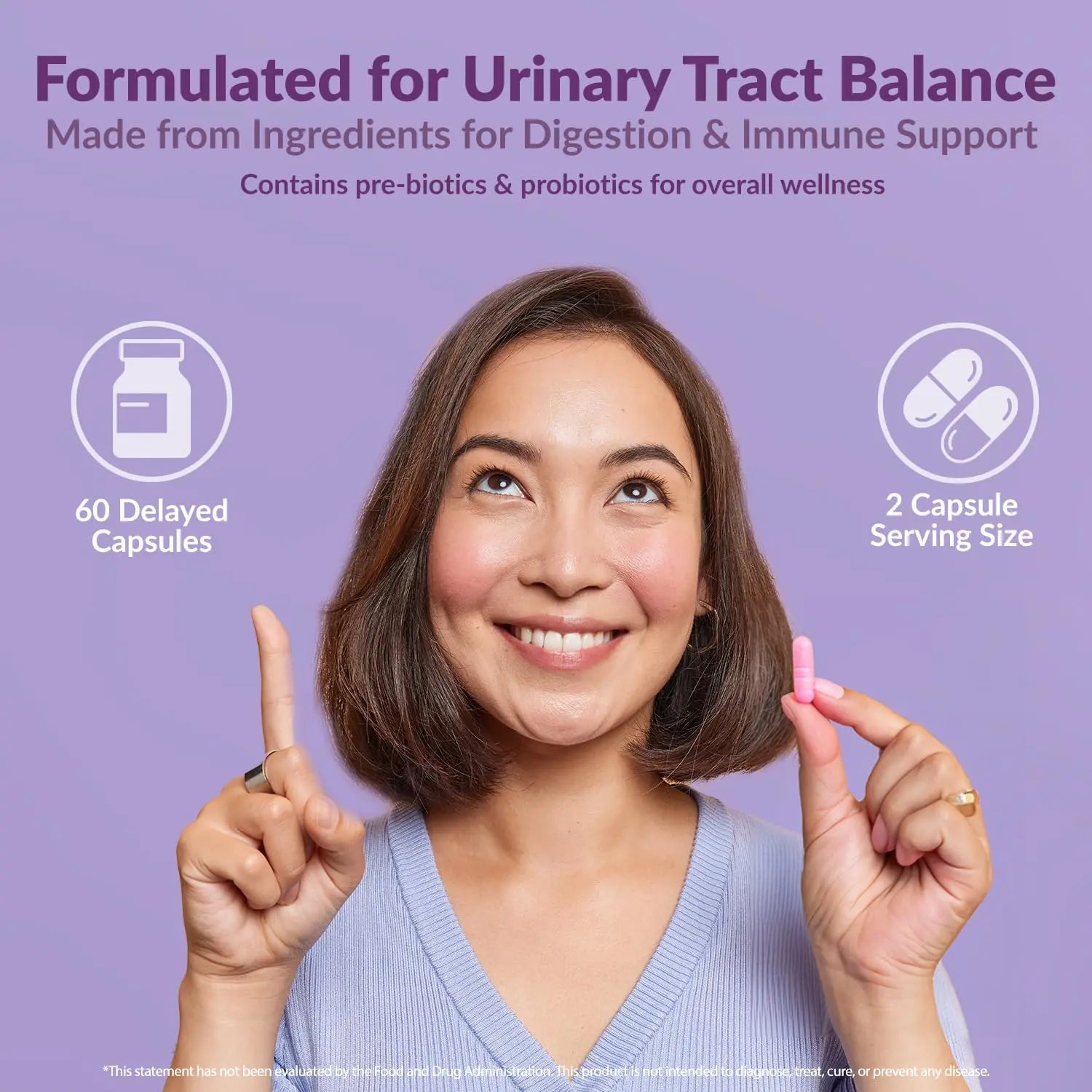 Complete Vaginal Probiotics for Women - w/Added Cranberry, D-mannose to Promote Intimate Rose Au supplements
