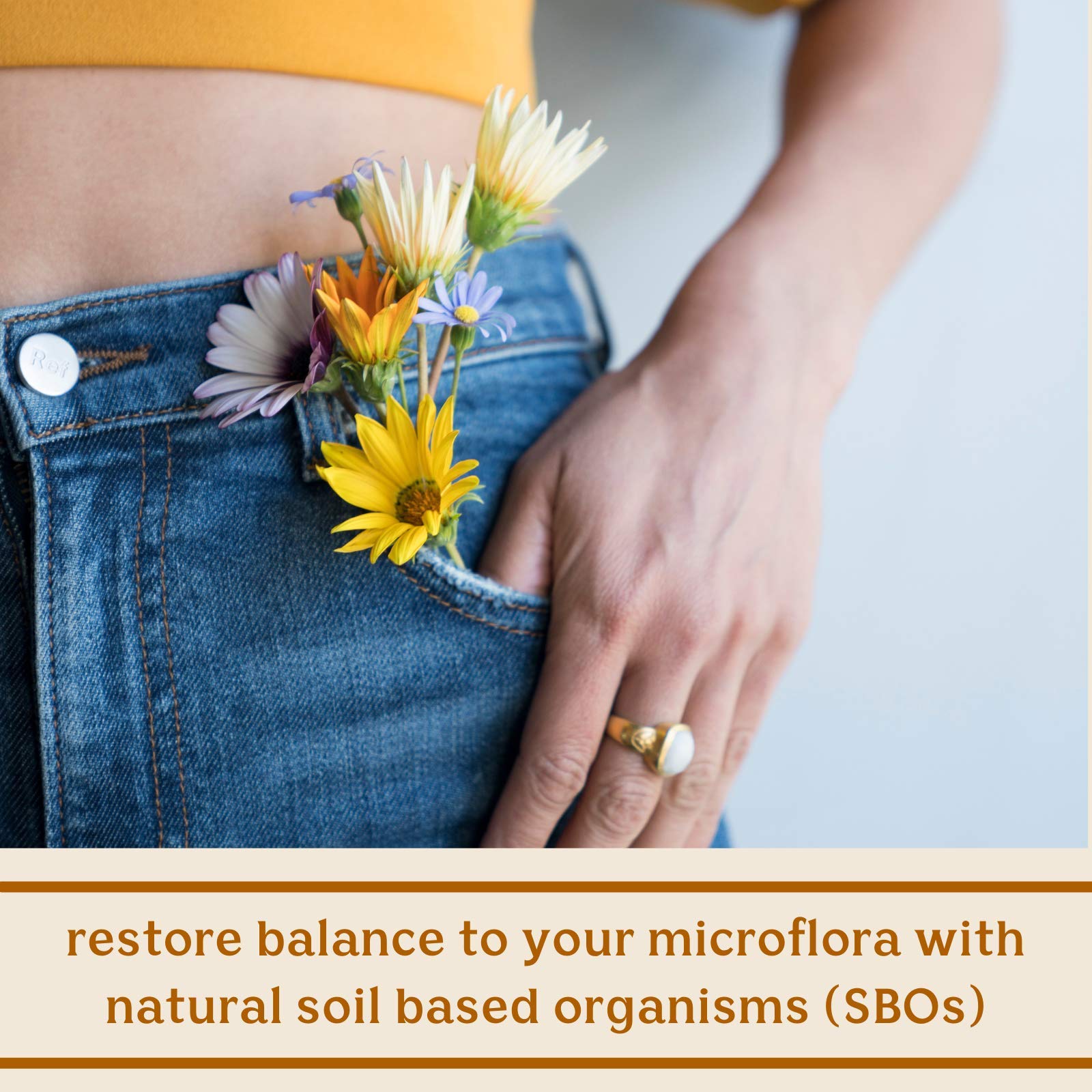 Feel Good SBO Probiotics — Soil Based Organisms (SBOs), Prebiotics, Postbiotics, Humic Acid, Shilajit, Chaga & Turkey Tail Mushroom for Digestion — Solluna by Kimberly Snyder (60CT) Vegan & Non-GMO Solluna by Kimberly Snyder Au supplements