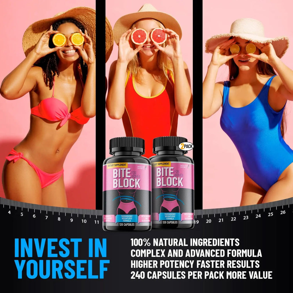 Appetite Suppressant for Women - Weight Loss Pills for Bloating Relief & Carb Blocker Helix Heal Au supplements