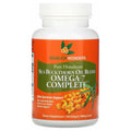 SeabuckWonders Organic Sea Buckthorn Oil Omega-7 Complete,120 Softgels, 60 Day Supply, with Omega 3, 6 & 9, Supports Hair