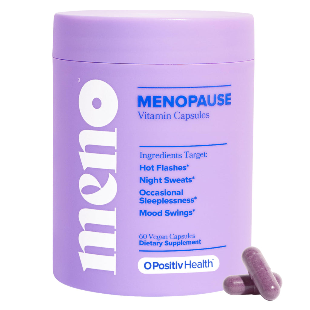 O Positiv MENO Vitamins for Menopause - Hormone-Free Menopause Supplement for Women - Black Cohosh & Ashwagandha KSM-66 - Helps Relieve Hot Flashes, Night Sweats, Mood Swings - 30 Servings (Pack of 1) O Positiv Au supplements