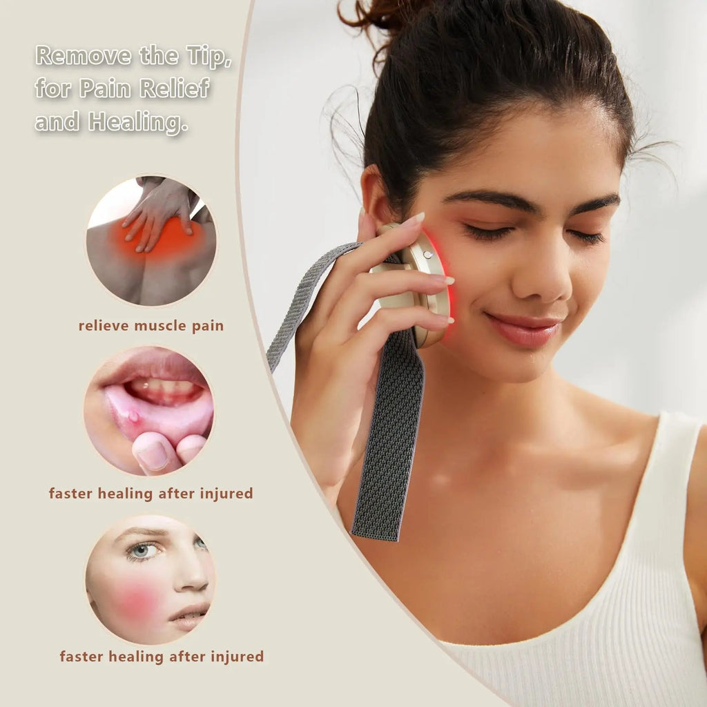 Red Light Therapy Device, Wearable Light Therapy Lamp for Pain Relief for Knee Muscle Feet Hands Origintek Au supplements