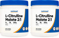 Nutricost L-Citrulline Malate 300G (2 Pack) - Pure L-Citrulline Powder, 3000mg Per Serving Nutricost Au supplements