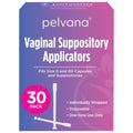 Pelvana Suppository Applicators for Women - (30 Pack) - Fits Size 0 and 00 Capsules - Often Used Pelvana Au supplements