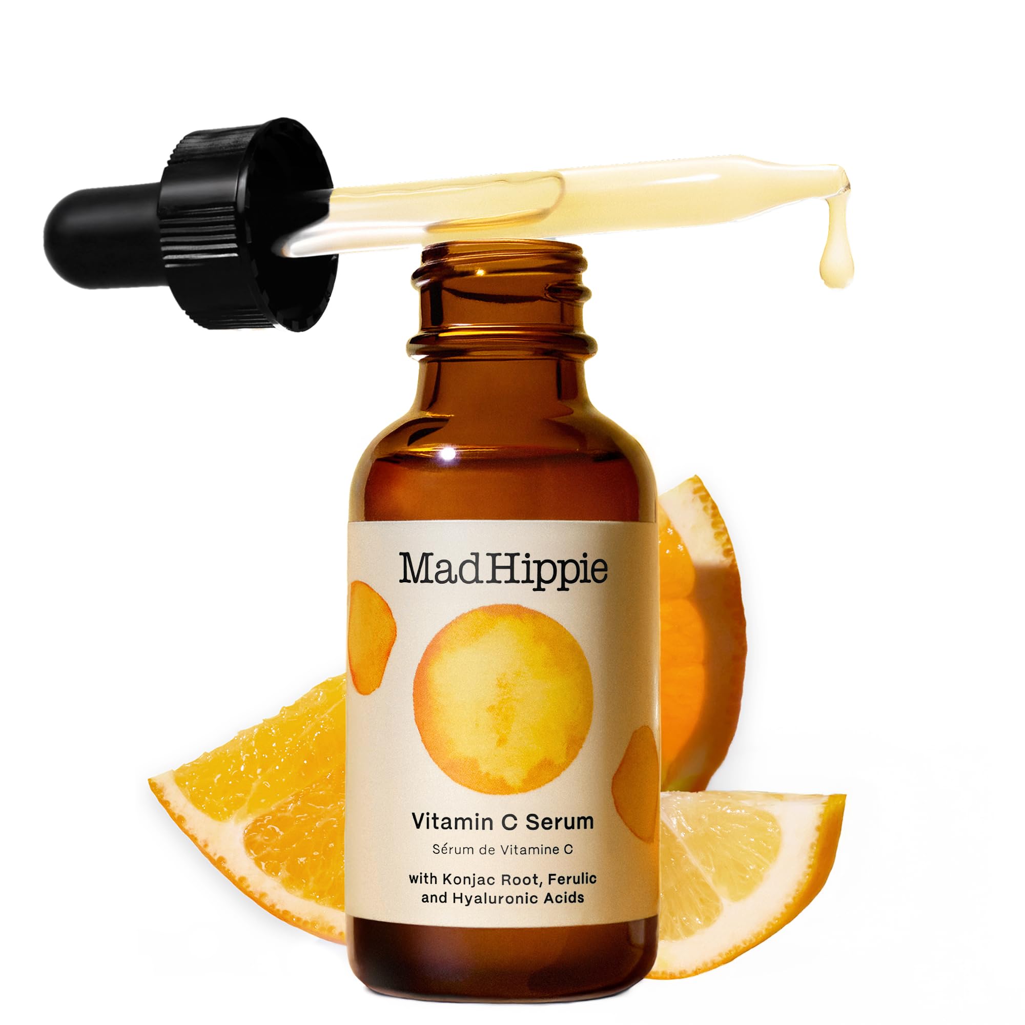 Mad Hippie Vitamin C Serum for Face – Hyaluronic Acid, Ferulic Acid & Vitamin E, Anti-Aging