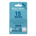 BLUE LIZARD Mineral SPF 15 Lip Balm, 3-Pack: Broad Spectrum Sun Protection, Natural Coconut Flavor, 8 Natural Oils