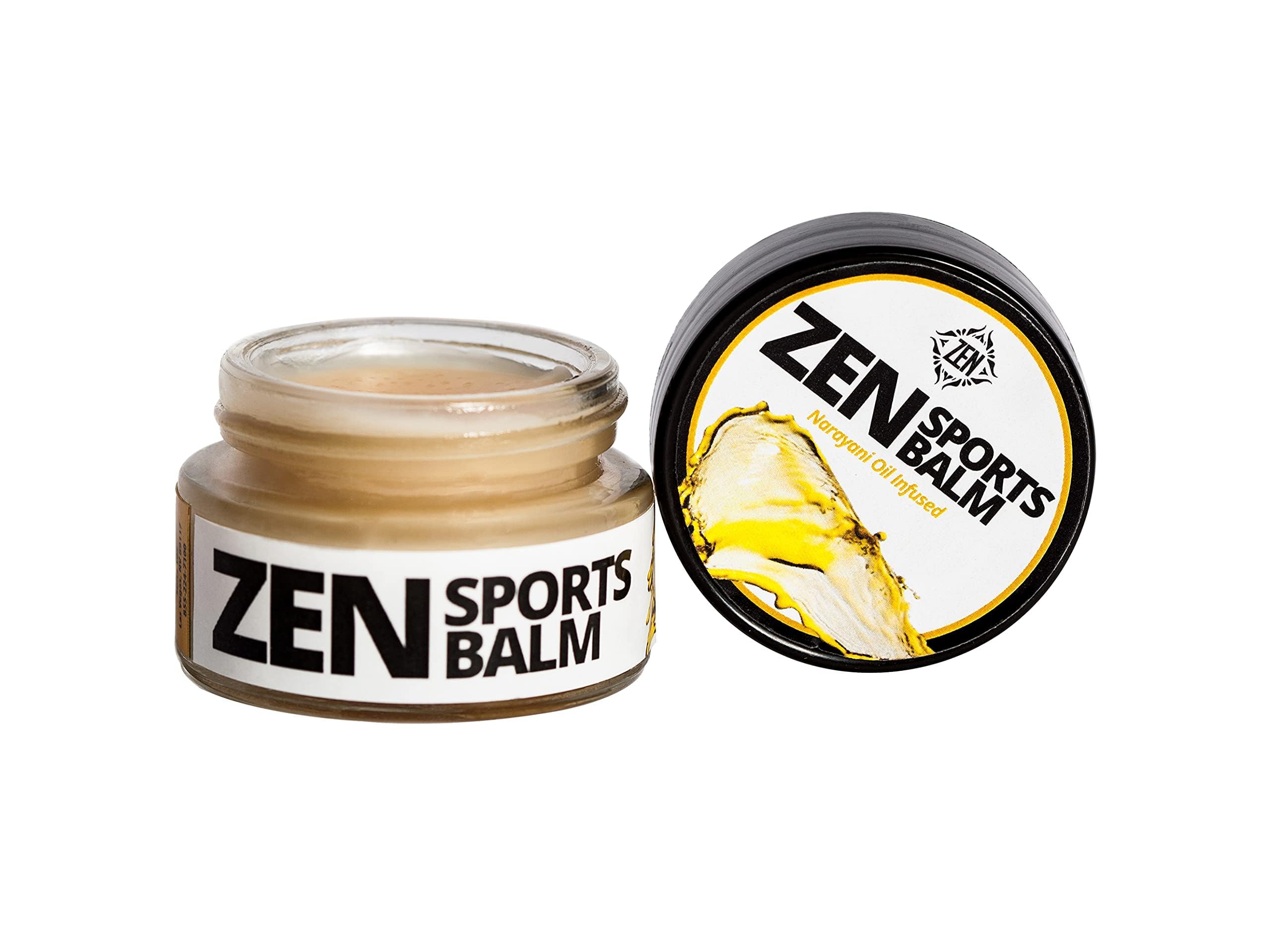 ZEN Sports Balm with Narayani Oil- Cramps, Backaches and Other Workout & Exercise Injuries, Fast-Acting (Pack of 3) ZEN Au supplements