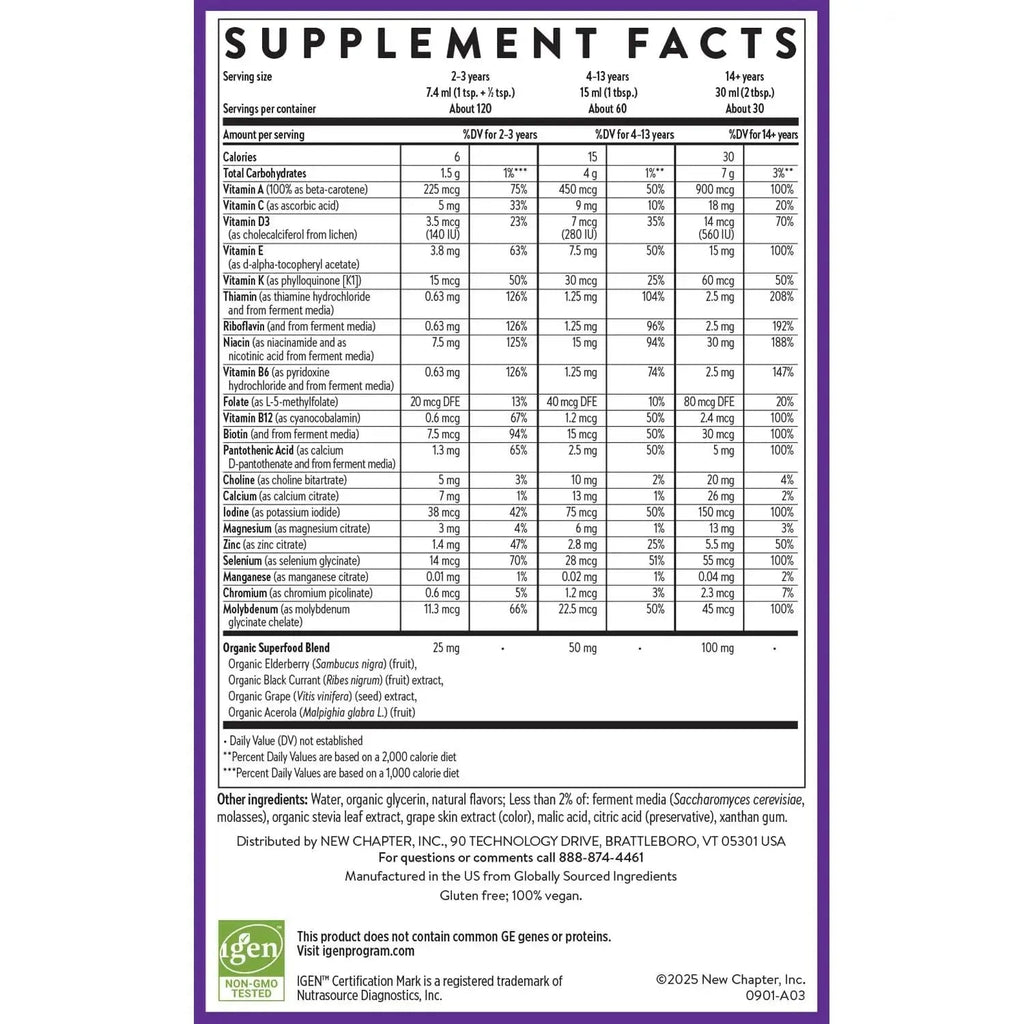 New Chapter Liquid Multivitamin + Mineral Supplement for Whole-Body Benefits, 100% Delicious Multivitamin for Adults New Chapter Au supplements