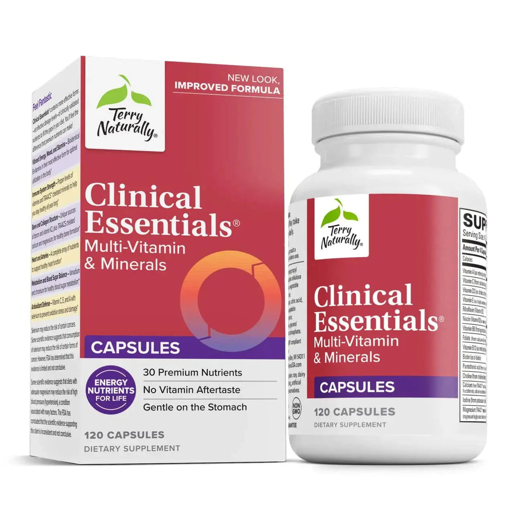 Terry Naturally Clinical Essentials - Supplement to Aid Bone, Cardiovascular & Immune Health - Supplement with Chelated Minerals Terry Naturally Au supplements