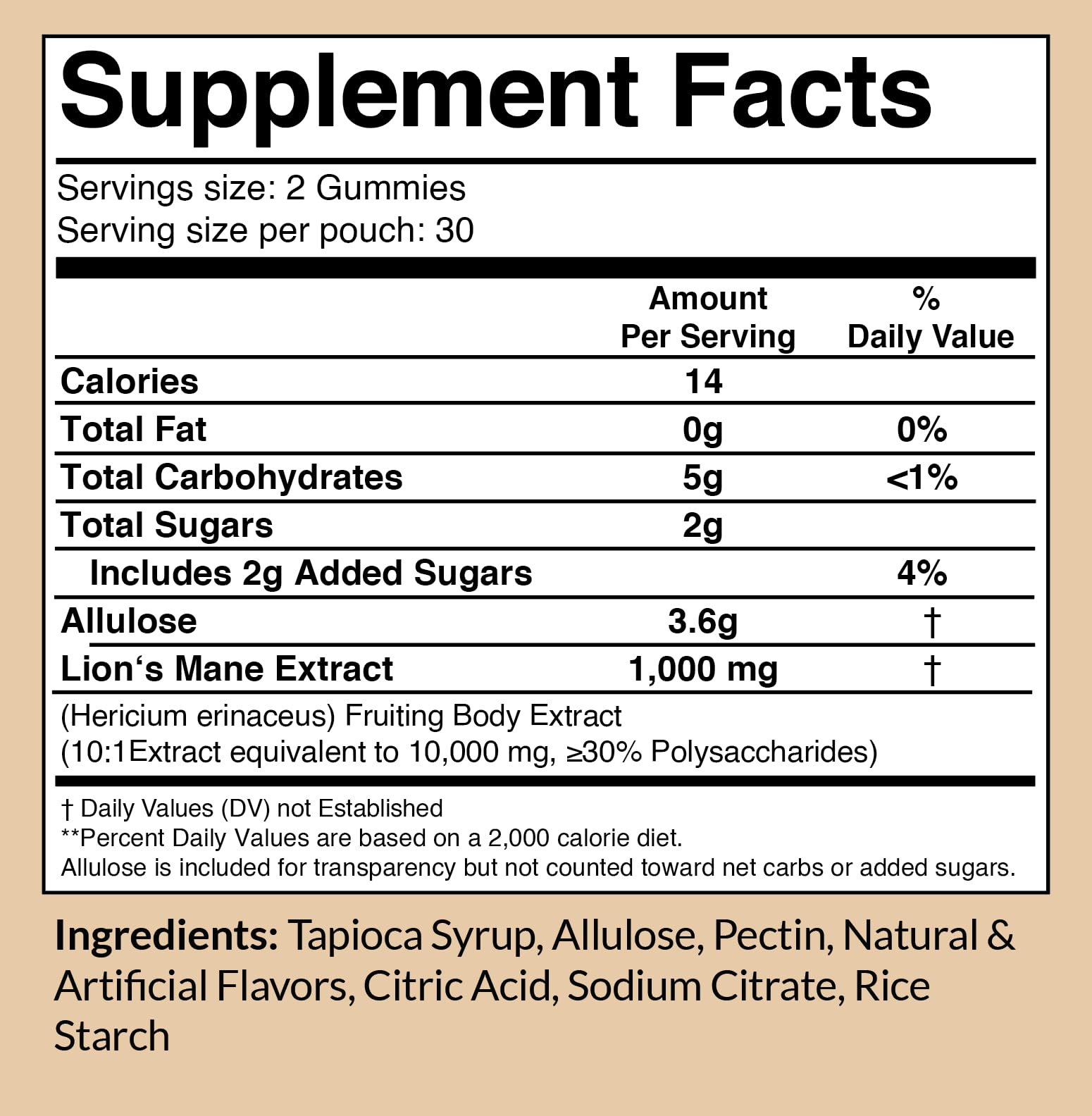 Erth Wellness Lion’s Mane Mushroom Gummies – 10,000mg Fruiting Body Extract per Serving – Brain & Focus Support – Daily Nootropic – Vegan, Low Sugar, Non-GMO – 60 Ct Erth Wellness Au supplements