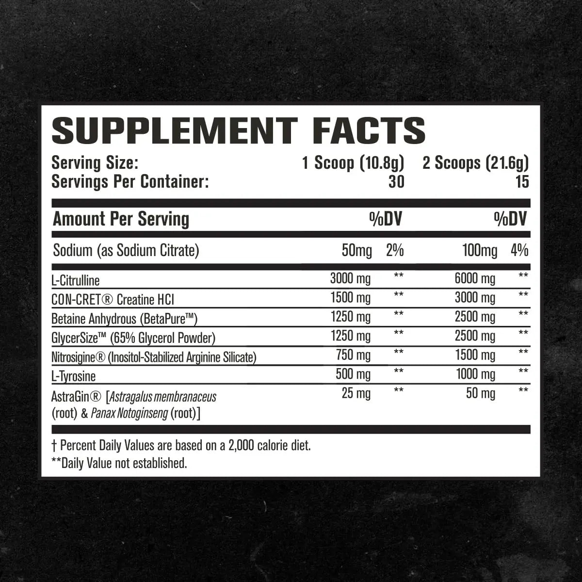 Nitric Surge Stim Free Pre Workout Powder - Caffeine Free Nitric Oxide Supplement Jacked Factory Au supplements