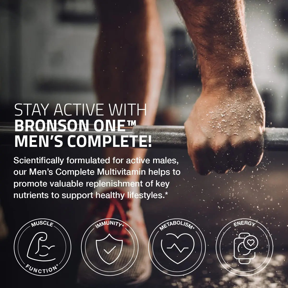 Bronson ONE Daily Men’s Complete Multivitamin Multimineral Once-Daily Multi for Active Men, 180 Tablets Bronson Au supplements