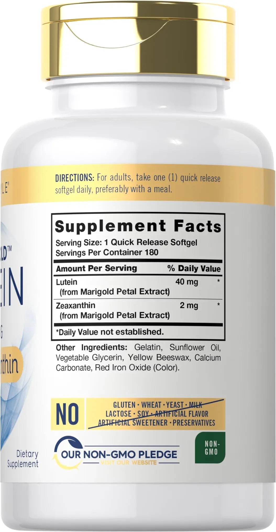 Carlyle Lutein and Zeaxanthin 40 mg | 180 Softgels | Eye Health Vitamins Carlyle Au supplements