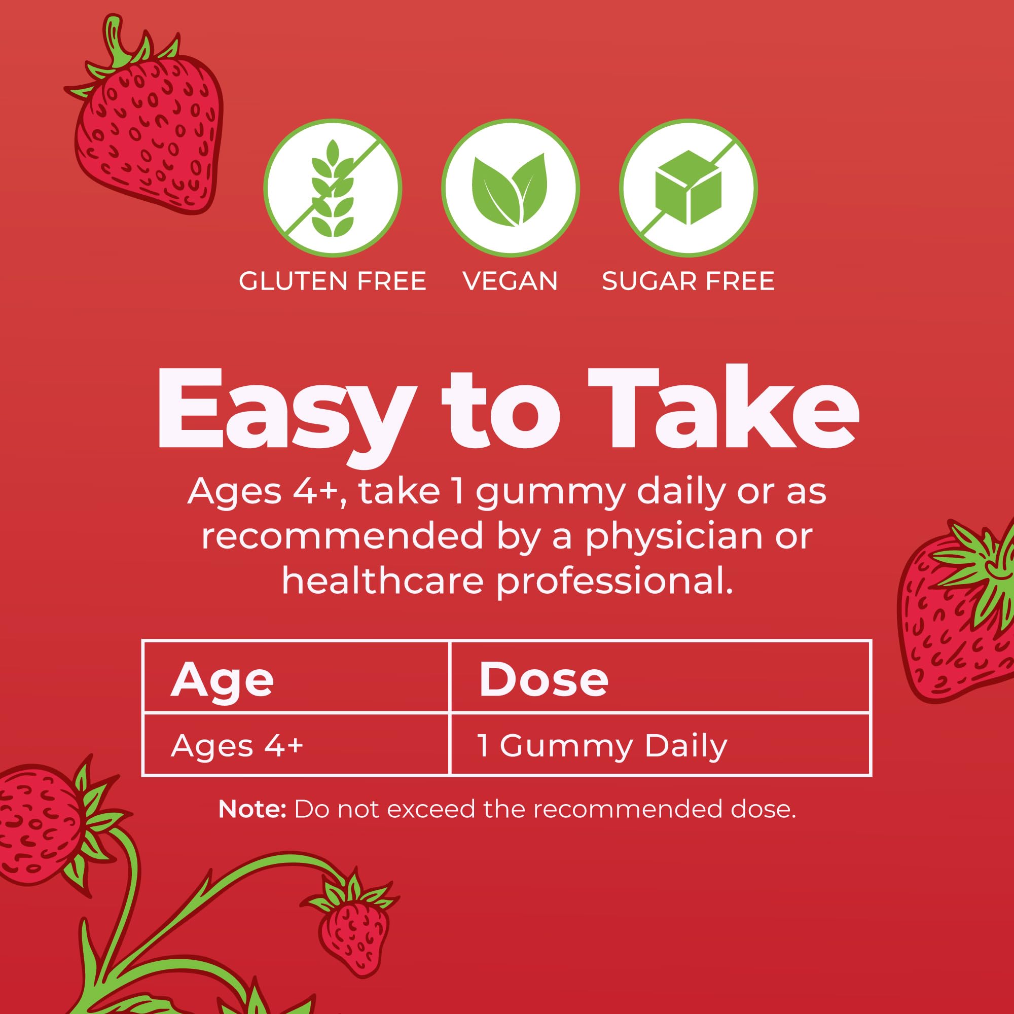 MARYRUTH'S Organic Vitamin D3 + B12 Gummies for Ages 4+ | Bone Health | Immune Support | Energy Metabolism | Cognitive Function | Vegan | Non-GMO
