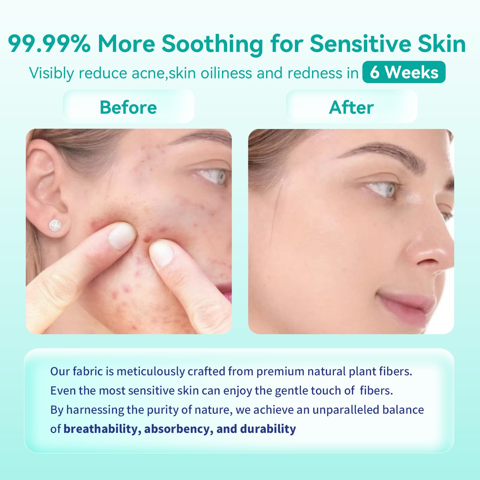 Face Towels, 10"×12" Disposable Face Towel, Face Towelettes XL, Ultra Soft Makeup Remover Dry Wipes