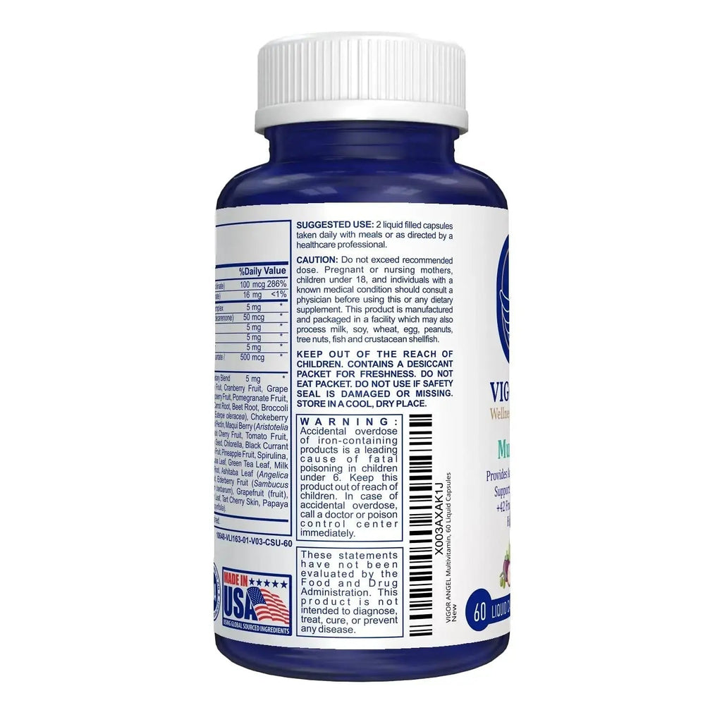 VIGOR ANGEL Multivitamin, 60 Liquid Capsules VIGOR ANGEL Au supplements