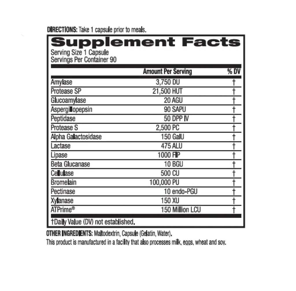 BioTrust AbsorbMax Broad Spectrum Digestive Enzyme Blend, Gluten Free, Non GMO, Digestive Support for Nutrient Digestion, Absorption and Periodic BioTrust Au supplements