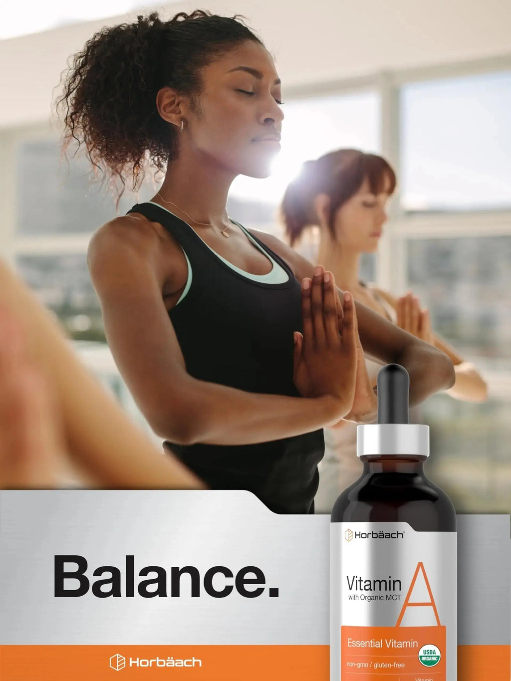 Horbäach Vitamin A Liquid | 4 fl oz | Supplement with Organic Fractionated Coconut Oil | Non-GMO, Gluten Free Horbäach Au supplements