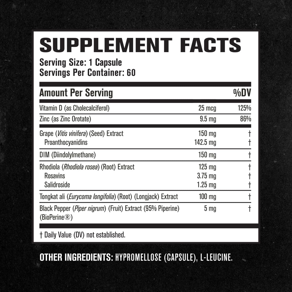 Jacked Factory Androsurge Estrogen Blocker for Men - Natural Testosterone Booster for Men & Estrogen Metabolizer with Tongkat Ali, DIM, Long Jack & More