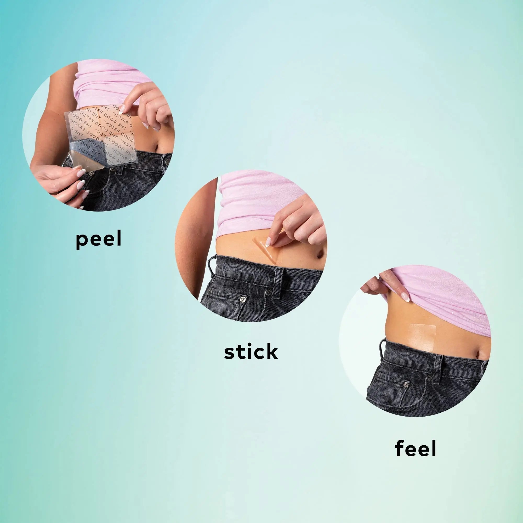 The Good Patch Period Patch with Hemp for Cramps, Sustained Release for up to 12 Hours, Natural Patch with Hemp, Black Cohosh, Plant Powered Wearable Wellness (16 Total Patches) The Good Patch Au supplements